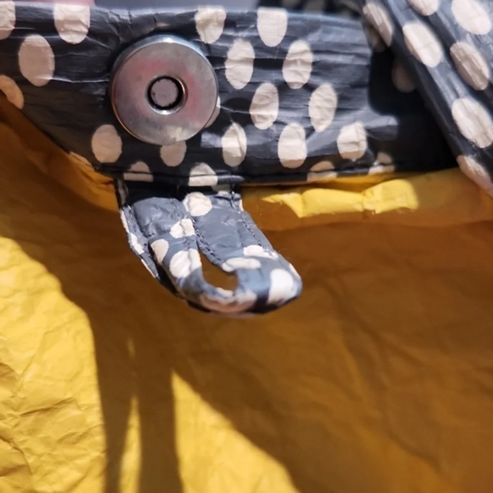 [Bella Tunno] Gray, Yellow & White Diaper Bag